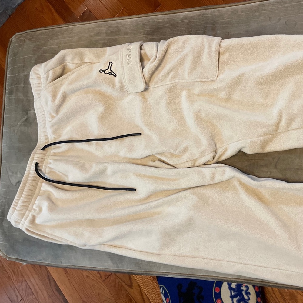 Cream Jordan Nike Pants